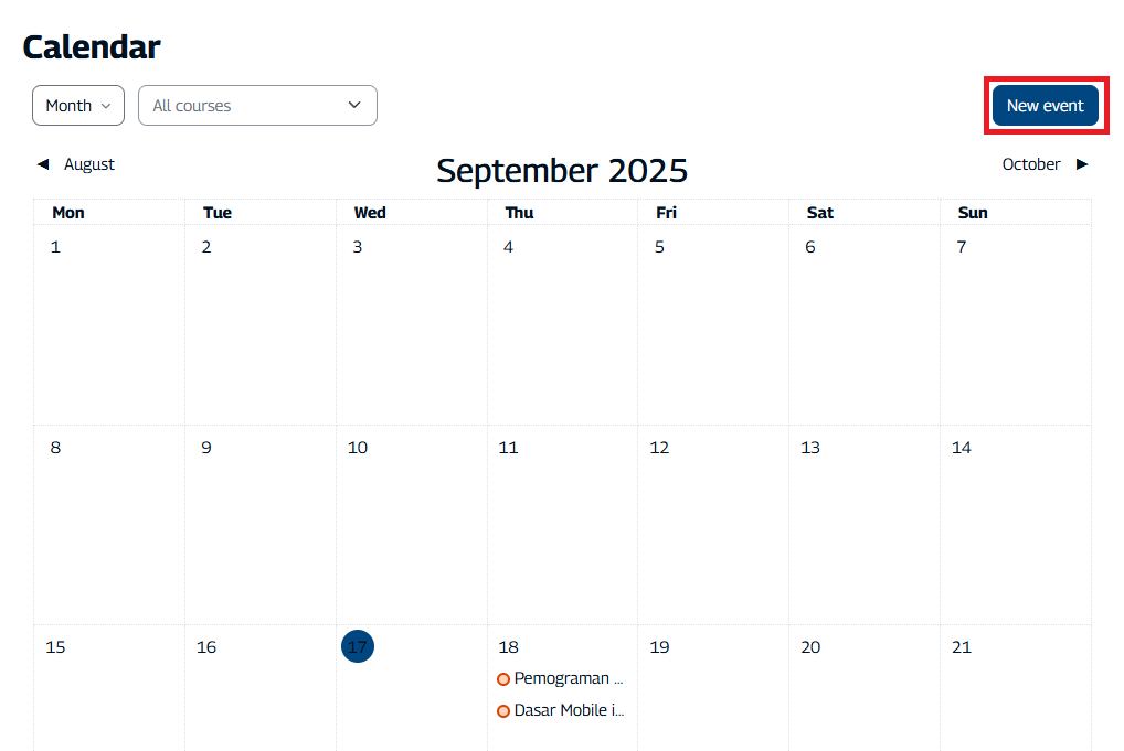 calendar