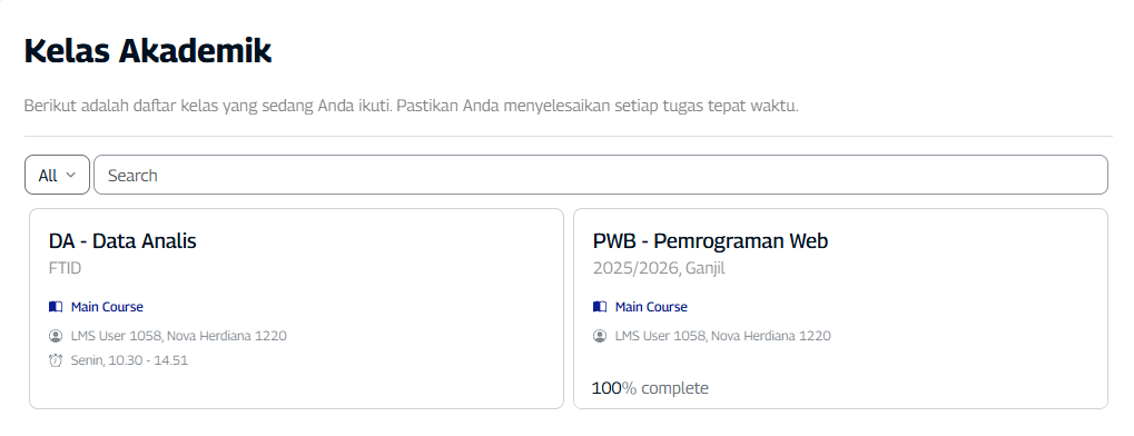 pemilihan kelas